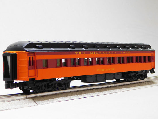 Milwaukee Road O gauge model train training car 