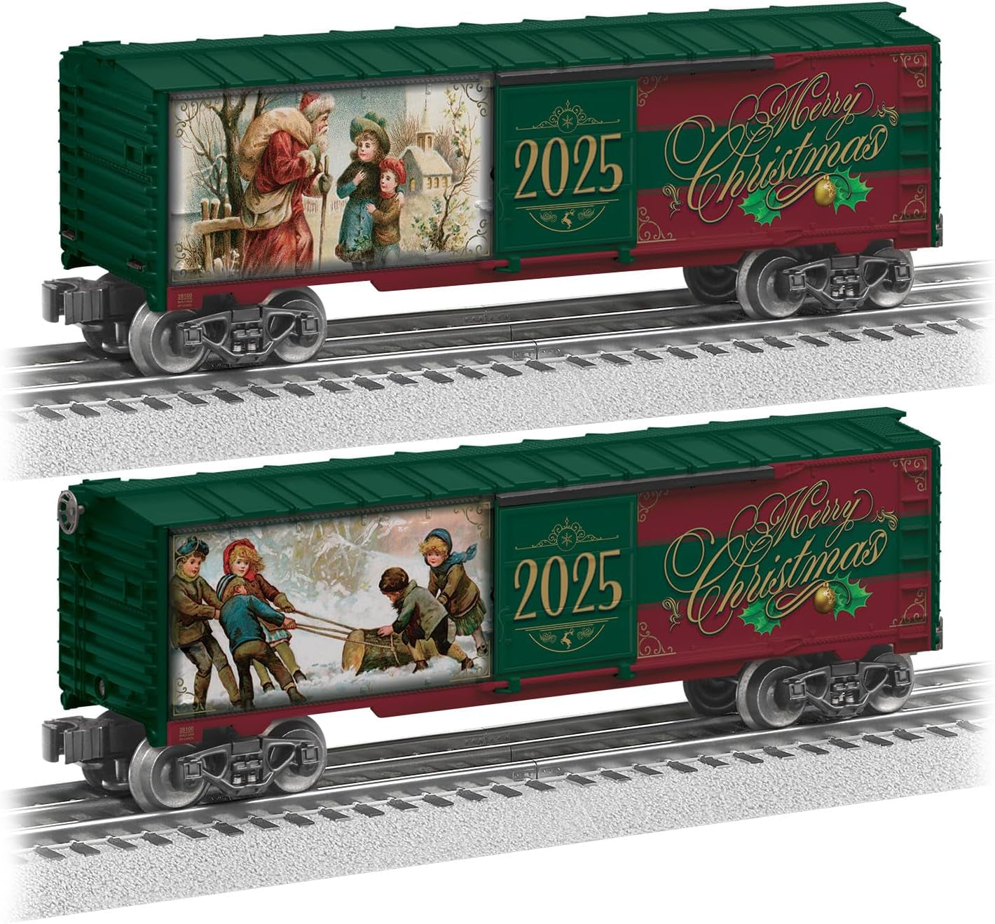 Lionel 2025 O Gauge Christmas Model Train Boxcar