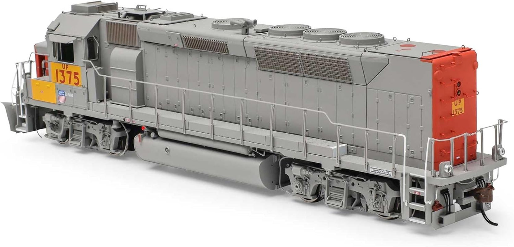 Athearn HO Scale GP40P-2 Locomotive, Union Pacific #1375, Model ATHG64827