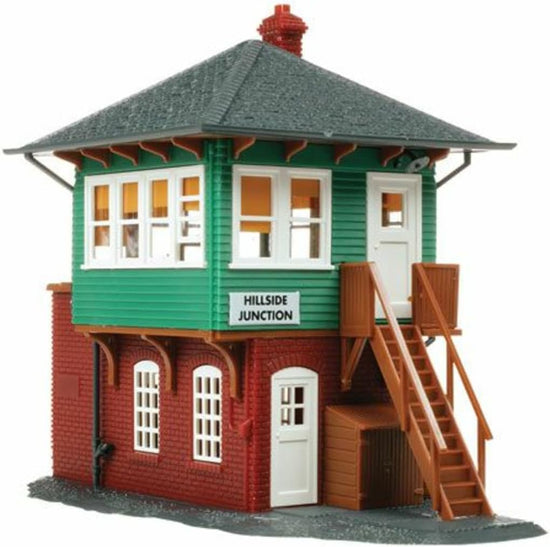 BYMRR Train Store HO KIT Signal Tower System with colorful lights and multiple signal indicators for model train layouts