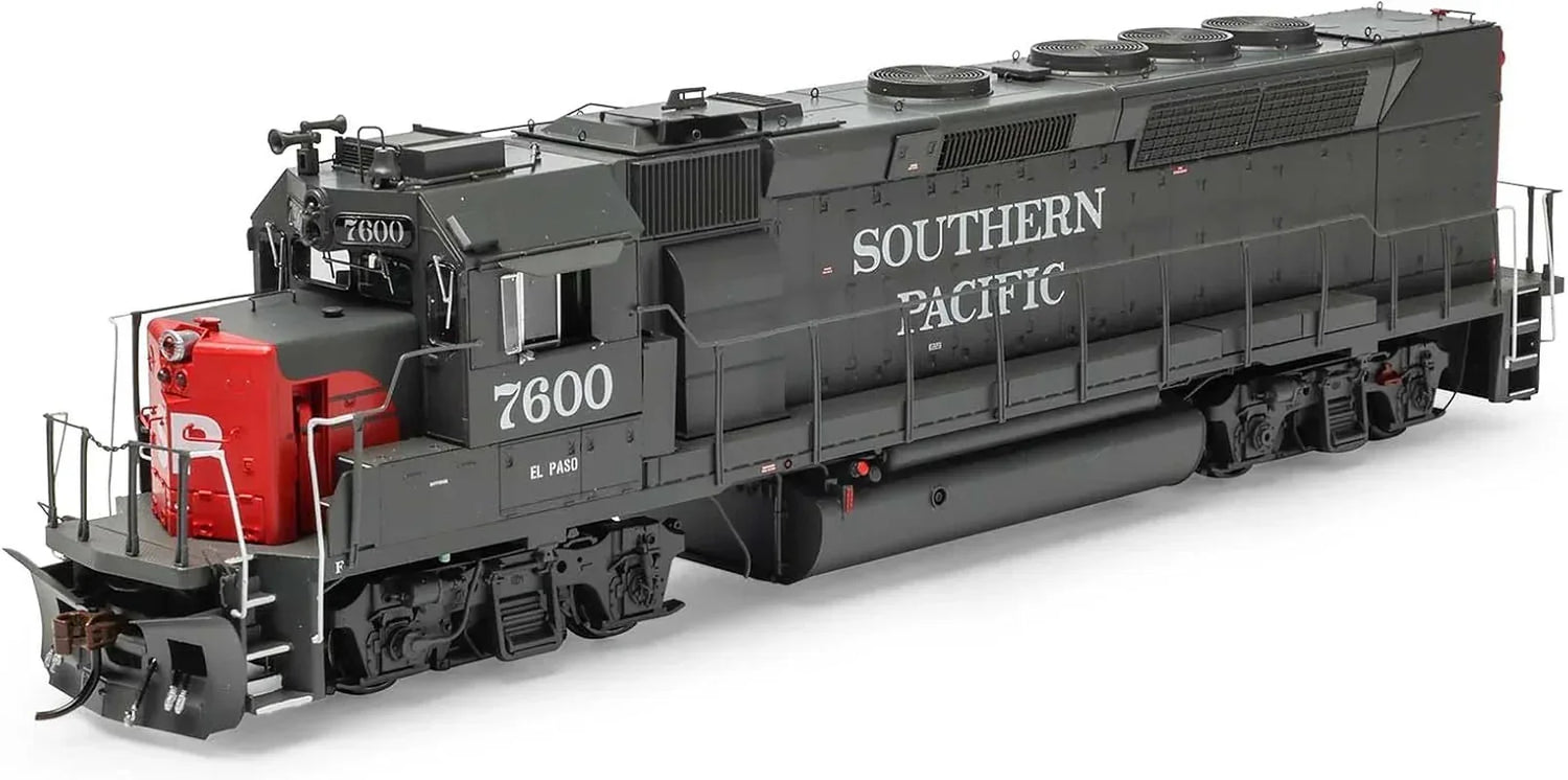 HO Scale Athearn GP40P-2 locomotive with DCC and sound, Southern Pacific 1980s model 