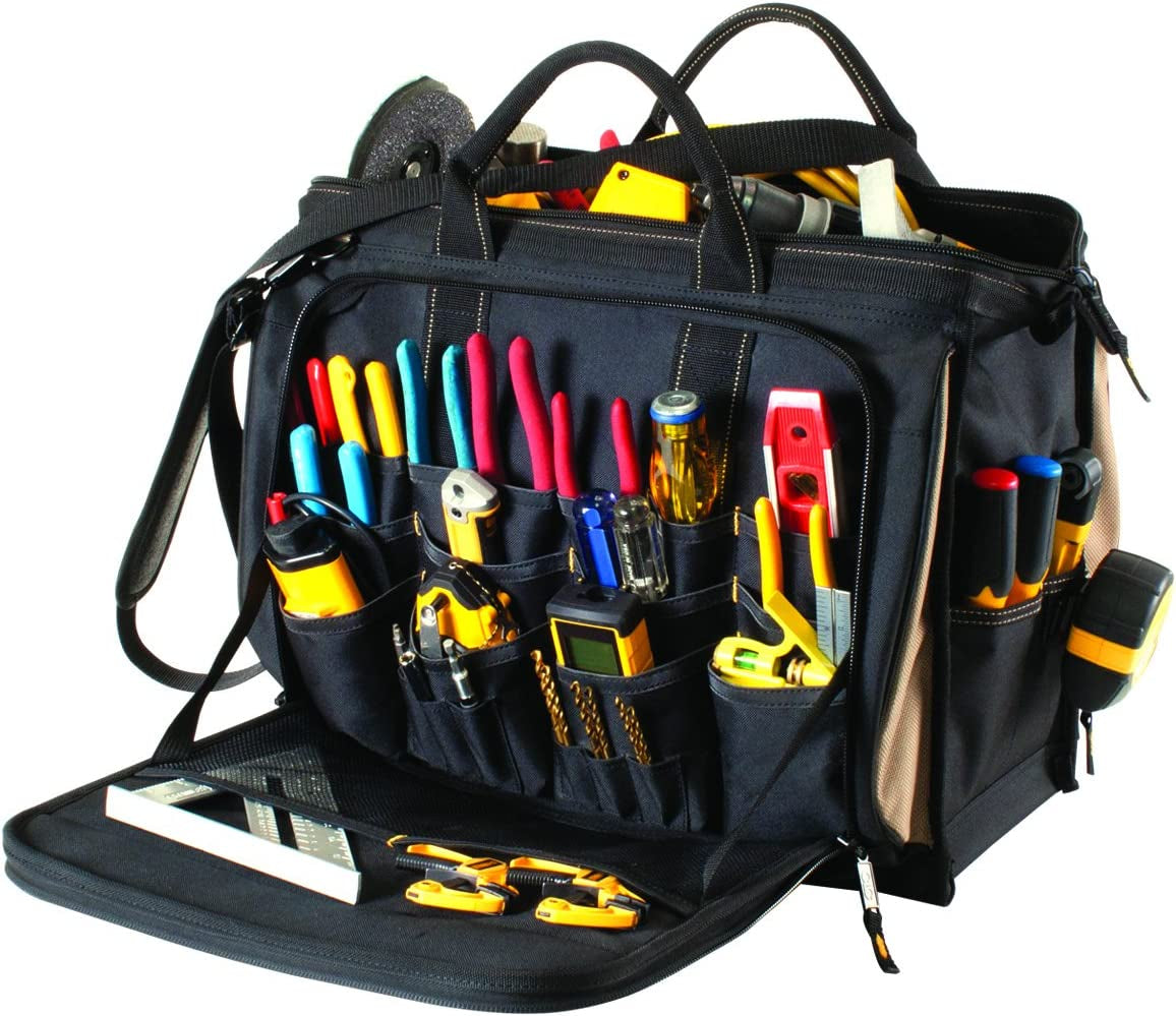 Ultimate 50 Pocket Multi-Compartment Tool Bag for Professionals and DIY Enthusiasts