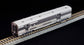 N scale CB&Q and Silver Streak Zephyr diesel passenger train set by BYMRR Train Store with detailed train cars and vibrant colors.
