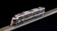 N scale CB&Q Silver Streak Zephyr diesel passenger train set with detailed locomotive and passenger cars, by BYMRR Train Store