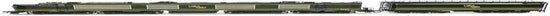 HO Scale GE Gas Turbine Locomotive with Tender, model ATHG41146 by Horizon Hobby, detailed black and gray locomotive with tender.