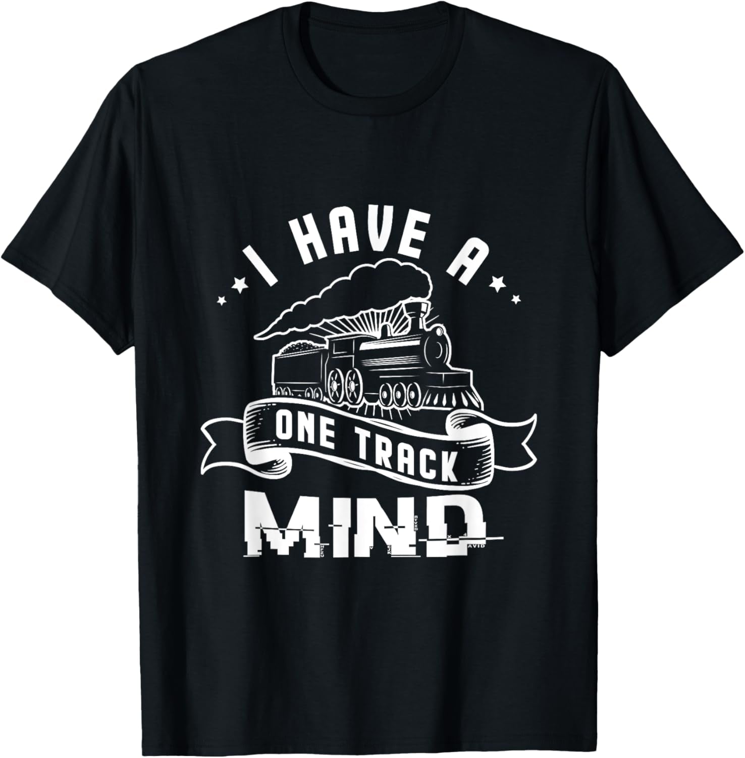 I Have a One Track Mind Gifts for a RC Train Railroad Trains T-Shirt