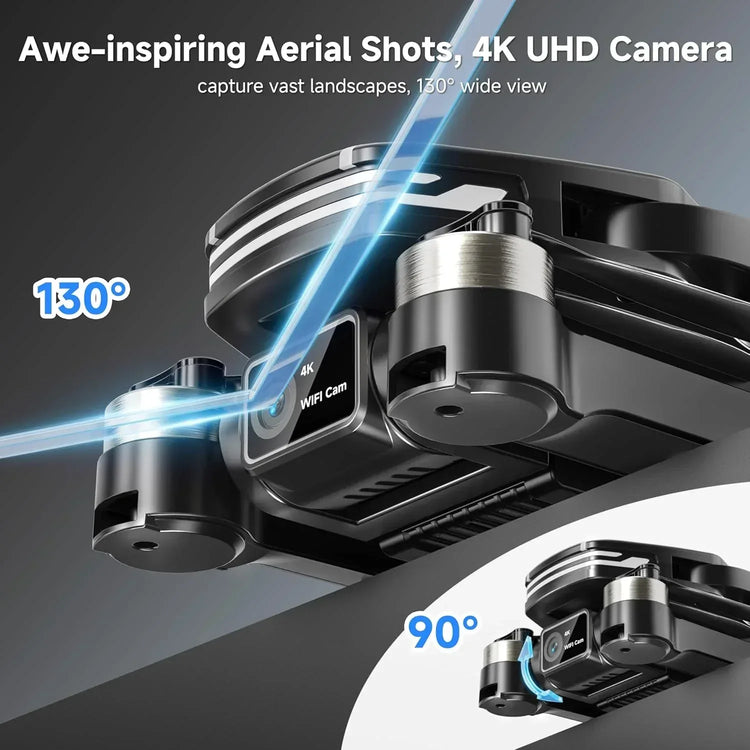 4K brushless motor drone with camera for adults, featuring sleek design and advanced controls by PLEGBLE.