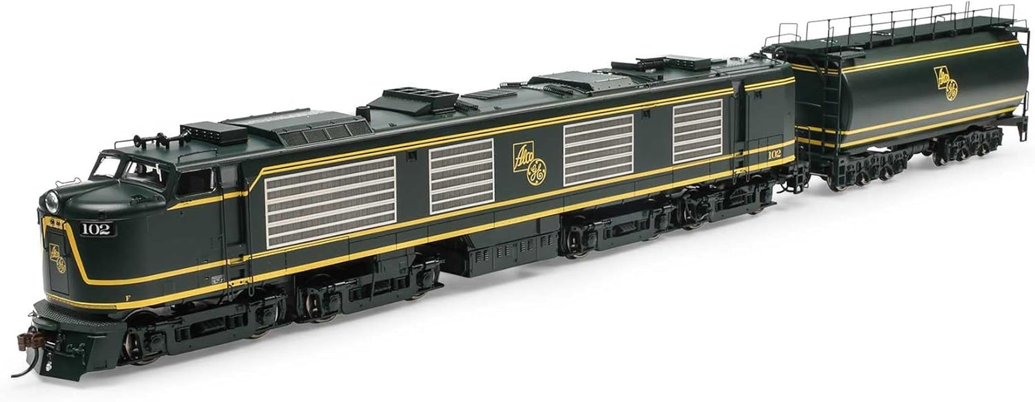 Athearn HO Scale GE Gas Turbine Locomotive with Tender #102 ATHG41146