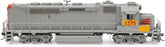HO Scale Union Pacific GP40P-2 locomotive by Horizon Hobby, model ATHG64827, featuring detailed Union Pacific 