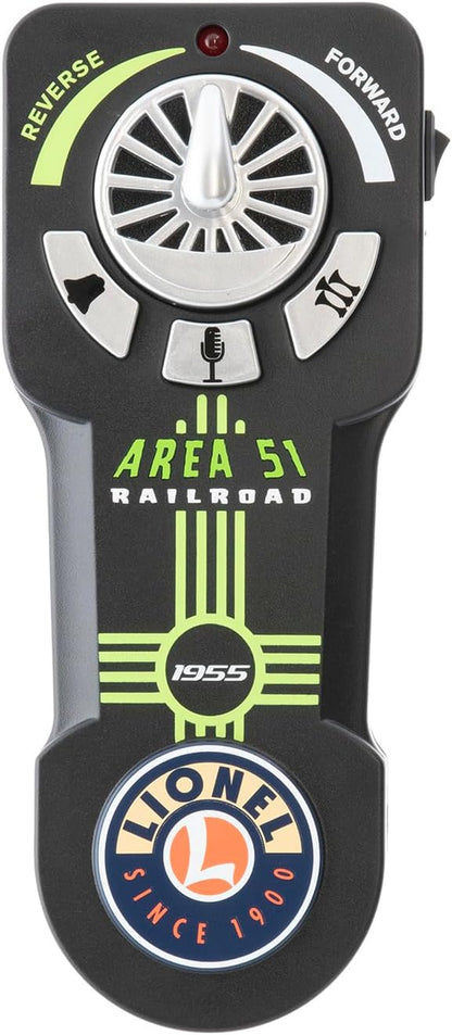 Lionel Area 51 UFO Recovery Bluetooth Lionchief Electric O Gauge Freight Train Set with Remote Control