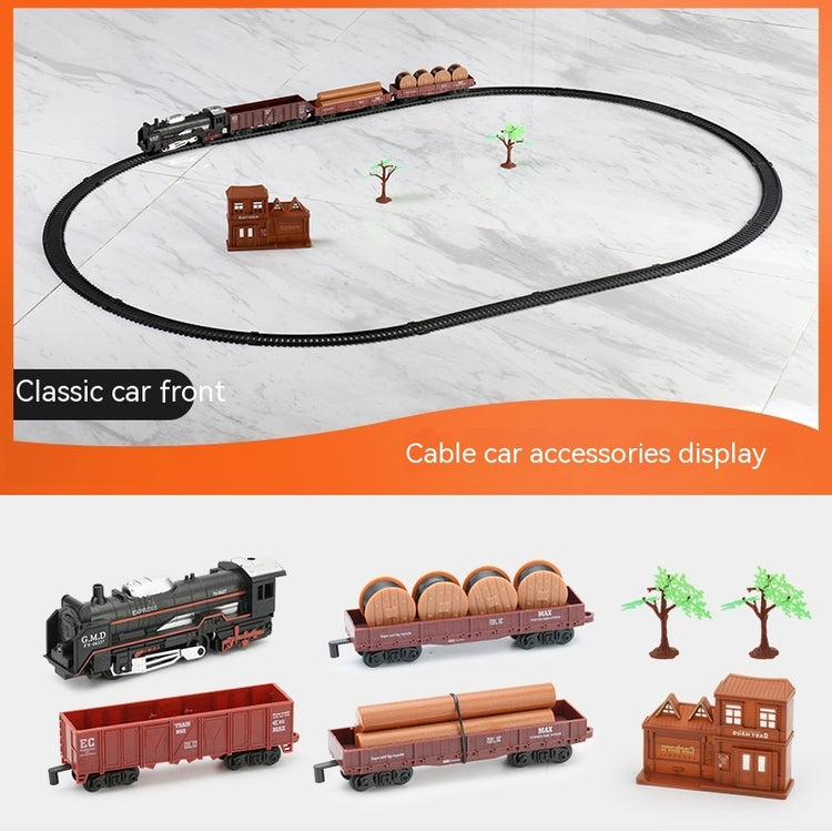 Electric Track Simulation Model Train Set