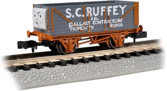 Bachmann Thomas & Friends S.C. Ruffey N scale model train with detailed finish, ready for operation on model railway layouts.