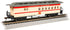 HO scale Bachmann Central Pacific passenger cars from the 1860-1880 era, detailed model railway cars for train enthusiasts.