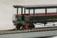 HO scale Bachmann open-sided excursion train car featuring East Broad Top 
