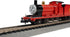 Bachmann Trains Thomas & Friends N scale James the Red Engine model train, detailed and colorful for collectors and train fans.