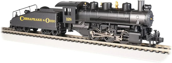 Bachmann USRA 0-6-0 HO scale model locomotive with smoke and slope tender, Chesapeake & Ohio® 