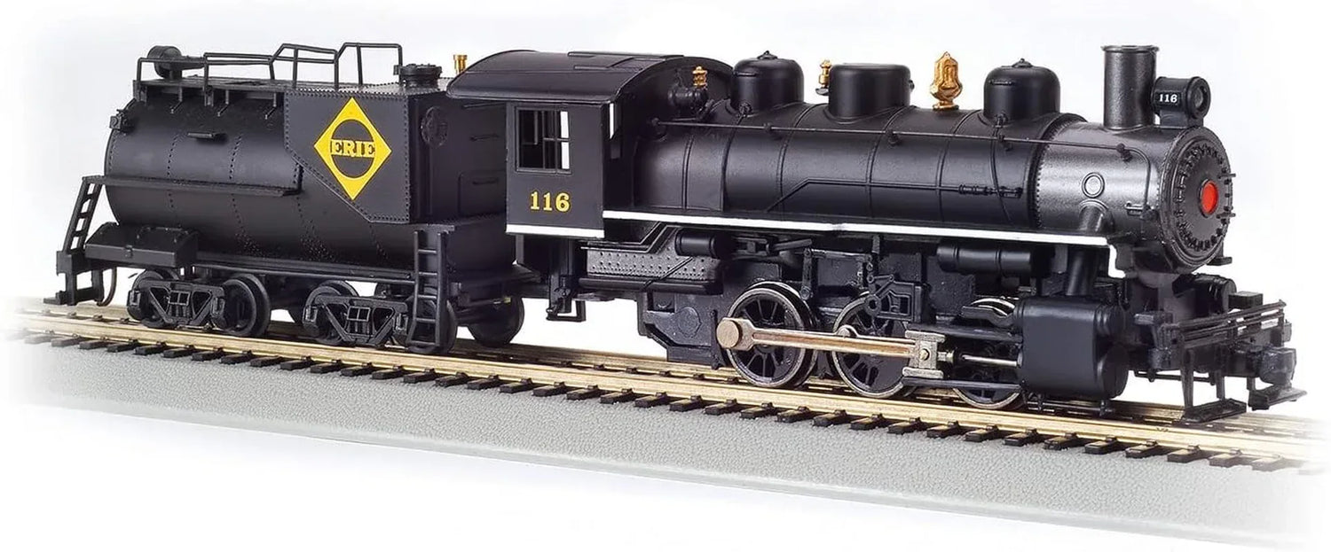 HO Scale Bachmann USRA 0-6-0 locomotive with smoke and Vanderbilt tender, Erie 