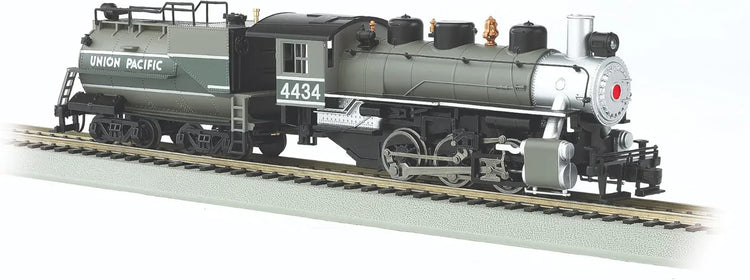 Bachmann HO Scale USRA 0-6-0 Union Pacific locomotive with smoke and Vanderbilt tender, model 