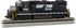 Bachmann GP38-2 model train decorated in Norfolk Southern 