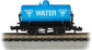 Two Bachmann Industries N scale water tanks for model train scenery, detailed plastic water tank models for model train layouts.