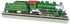N scale Bachmann Industries Prairie 2-6-2 locomotive with tender, detailed model train for N scale railroading enthusiasts.
