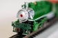 N scale Bachmann Industries Prairie 2-6-2 locomotive with tender, detailed model train for model railroading enthusiasts.