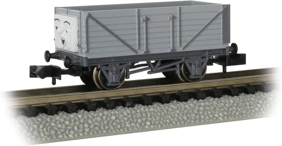 N Scale Troublesome Truck from Bachmann Thomas & Friends™ model train set, detailed plastic toy in red with black wheels