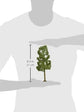 Set of two 8-inch Bachmann Industries O scale Sycamore Trees for model train scenery, realistic tree replicas for O scale layouts.