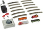 Bachmann Trains Super Chief N Scale ready-to-run electric train set with locomotive and passenger cars on track.