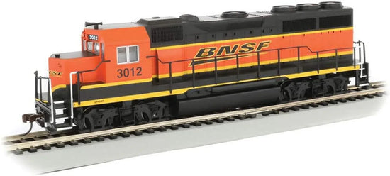 HO scale Bachmann Industries EMD GP40 diesel locomotive in BNSF 