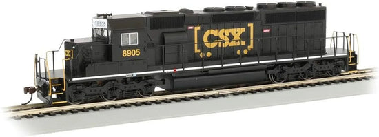 Bachmann Industries EMD SD40-2 DCC diesel locomotive in black with CSX 