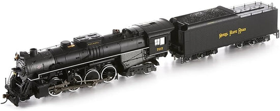 Bachmann Industries Inc. HO scale 2-8-4 Berkshire steam locomotive with DCC sound, detailed model train for model railroading enthusiasts.