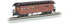 HO scale Old-Time Combine Car with round-end clerestory roof by Bachmann Industries Inc. for model train collections.