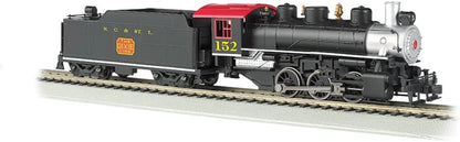 HO scale Bachmann Industries USRA 0-6-0 steam locomotive with smoke and short haul tender, N.C. & St. L. 