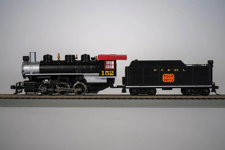 Bachmann Industries HO scale USRA 0-6-0 steam locomotive with smoke and short haul tender, N.C. & St. L. 