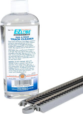 Bachmann Industries track and rail cleaner bottle with 6 fl oz for all scale model train tracks and rails.