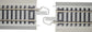 Bachmann Trains E-Z Track 18-inch radius curved track set with four nickel silver rails and gray roadbed for HO scale model train layout.
