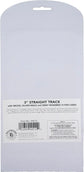 Bachmann Trains HO Scale Snap-Fit E-Z Track 3-inch straight track with nickel silver rails and gray roadbed, pack of four.