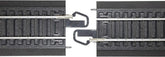 Bachmann Trains HO Scale E-Z Track pack with steel alloy rails and black roadbed, white medium ties, for model train layouts
