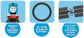 Bachmann Trains Thomas & Friends electric train set featuring Thomas engine with Annie and Clarabel cars on HO scale model railway