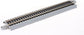 Bachmann Trains HO Scale 9-inch straight E-Z Track section with nickel silver rails and gray roadbed, 4-pack for model train layout