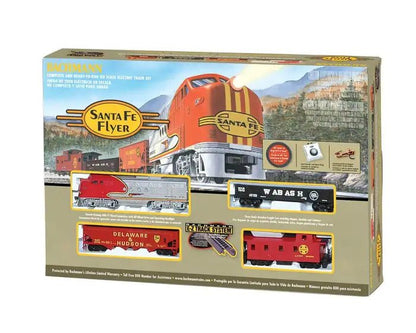 Bachmnn 00647 Santa Fe Flyer Starter Train Set - BYMRR Train Store