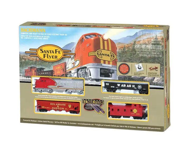 Bachmnn 00647 Santa Fe Flyer Starter Train Set - BYMRR Train Store