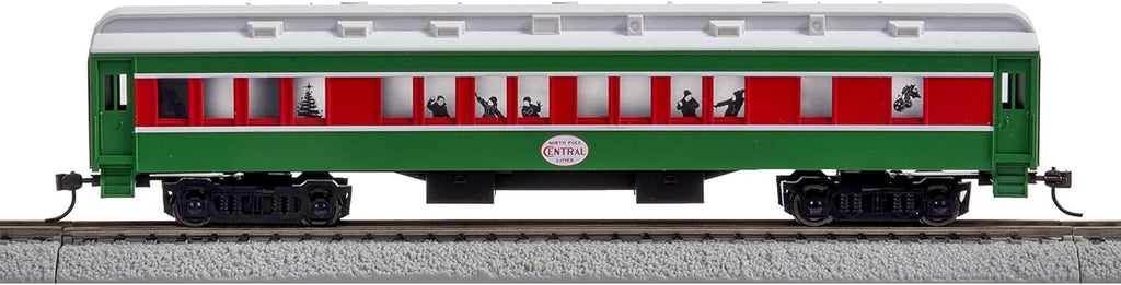 Christmas Express Lionchief Bluetooth Electric HO Gauge Model Train Set with Remote,Multi-Color
