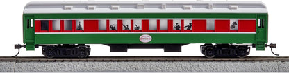 Christmas Express Lionchief Bluetooth Electric HO Gauge Model Train Set with Remote,Multi-Color