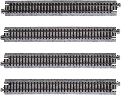Kato N Scale Unitrack 7.5-Inch (186mm) Straight Track - Pack of 4