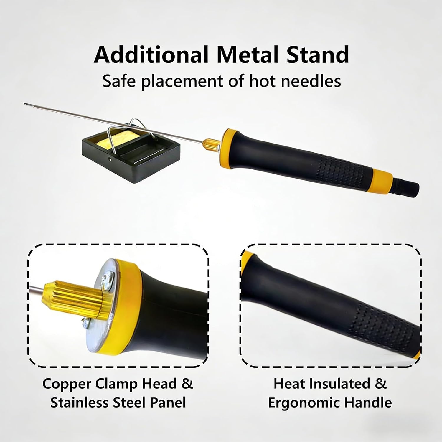 Auxruen 30W hot wire foam cutter kit with a heated wire, handle, and power cord for DIY foam carving and craft projects.