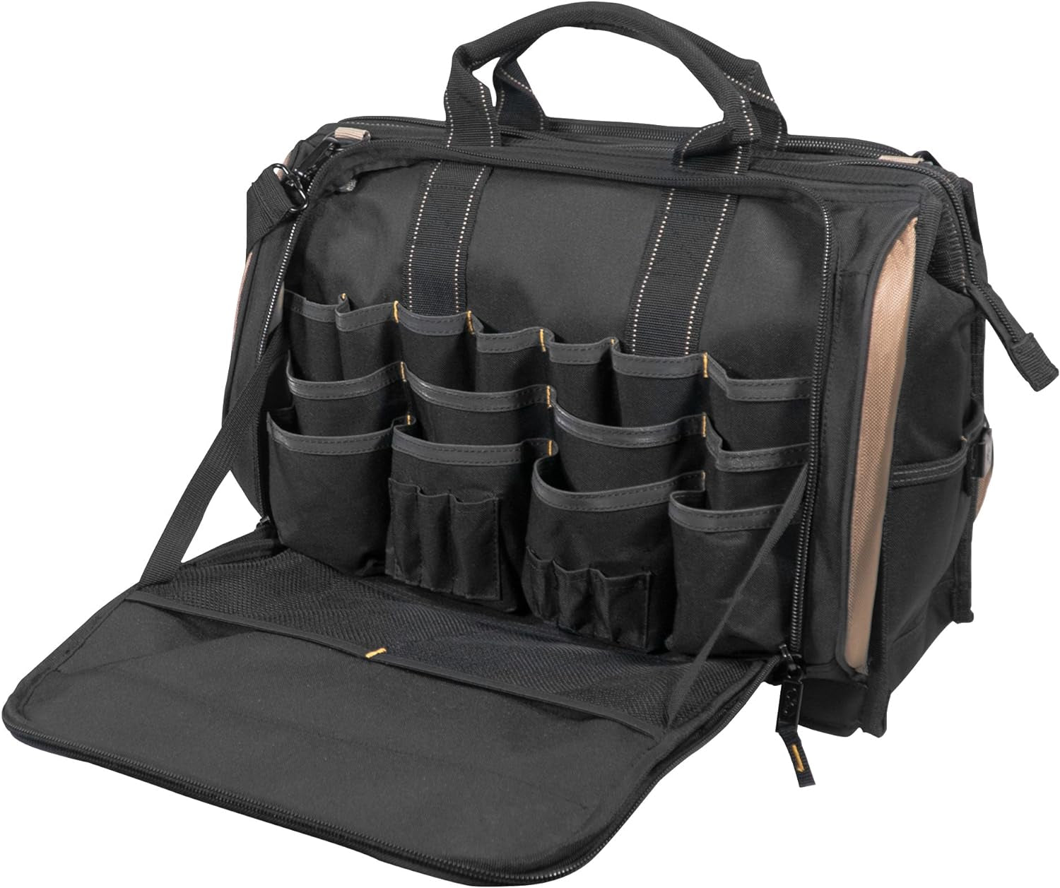 Ultimate 50 Pocket Multi-Compartment Tool Bag for Professionals and DIY Enthusiasts