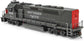HO scale Athearn GP40P-2 locomotive with DCC and sound, Southern Pacific 1980s model 