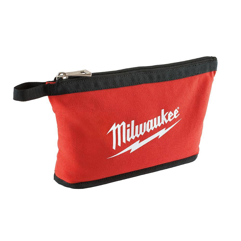 14 In., 12 In., 8 In. and 6 In. Multi-Size Zipper Tool Bags in Red (4-Pack)